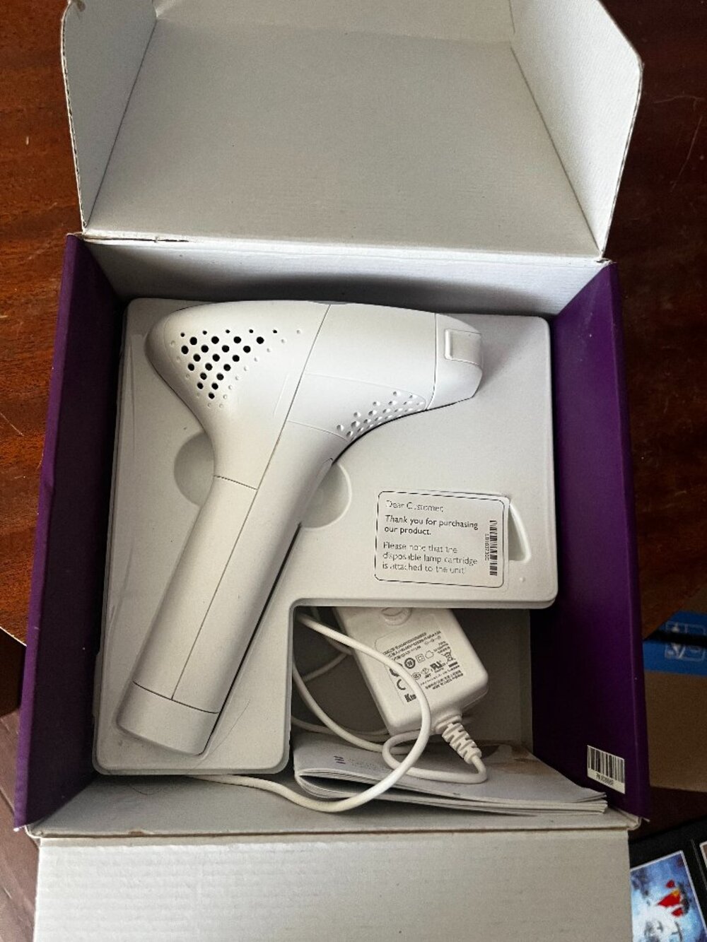 Silk’n flash n go laser hair removal IPL